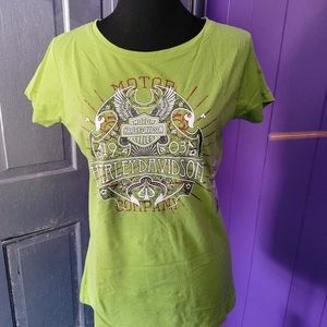 NWT Woman's Harley Davidson T-shirt. Size M.  Steel City H-D Washington PA